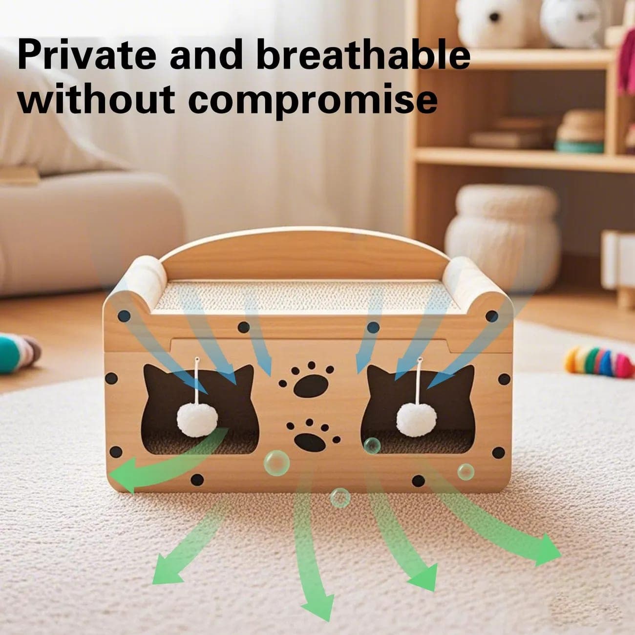 Cat Cardboard House 4