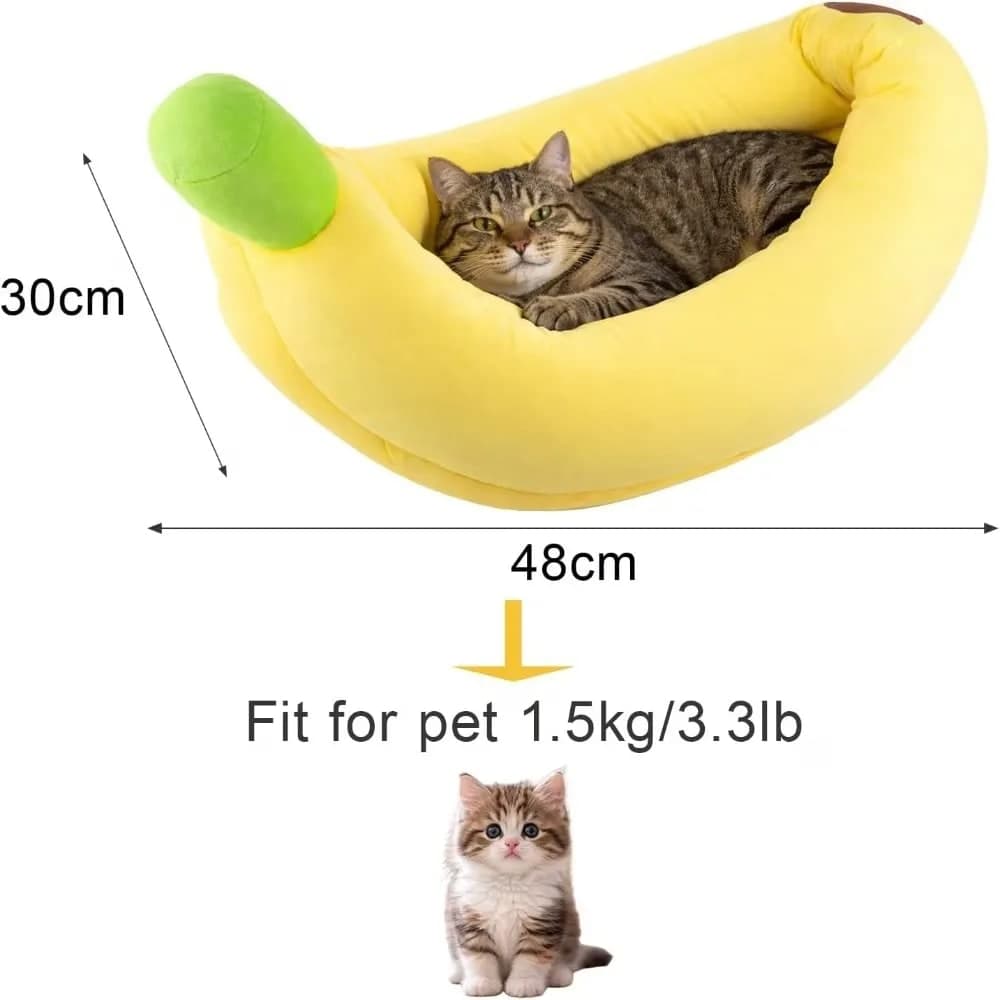 Banana Shaped Pet Nest for Cats And Dogs 4